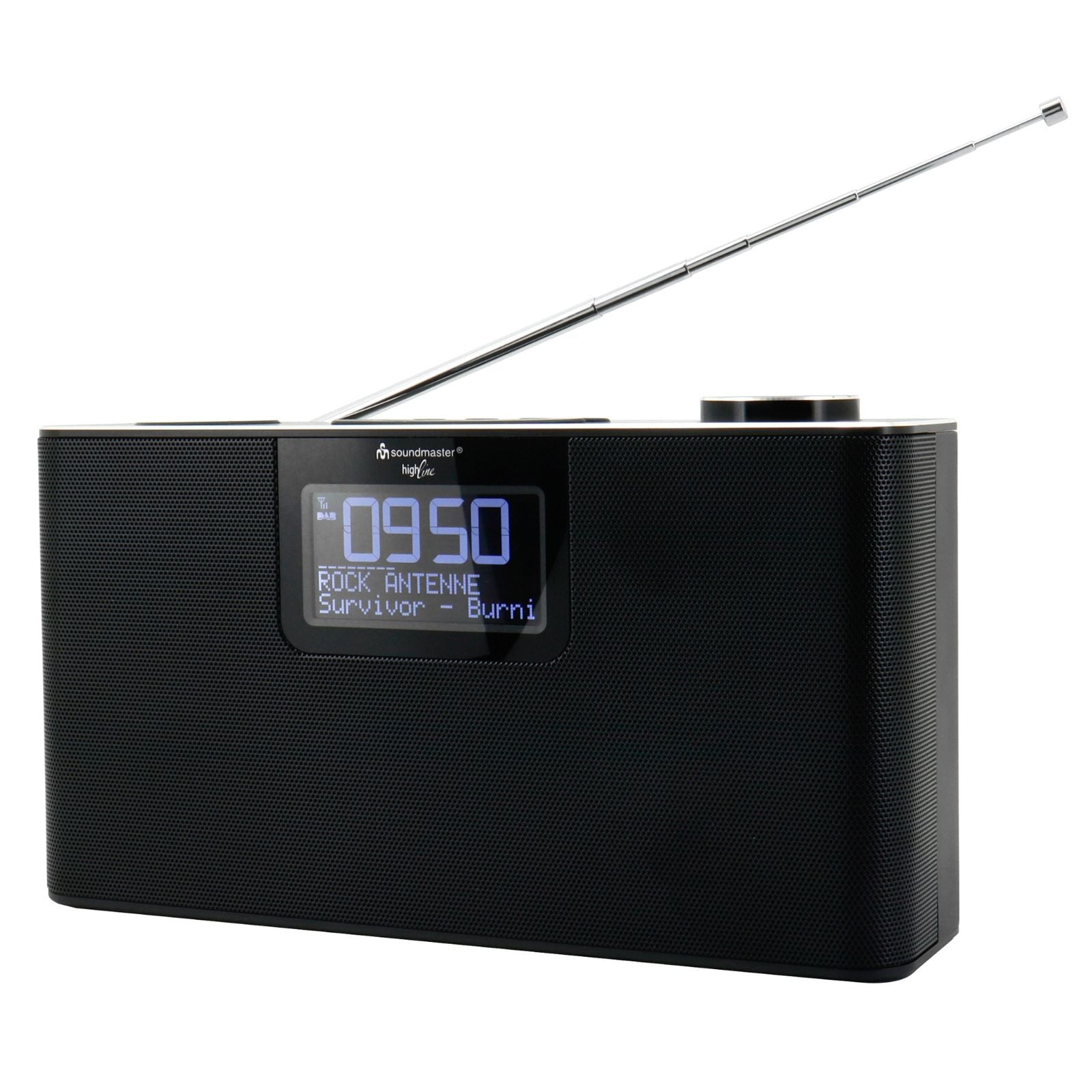 Soundmaster HighLine DAB700SW tragbares Digitalradio DAB+ UKW mit USB SD Bluetooth