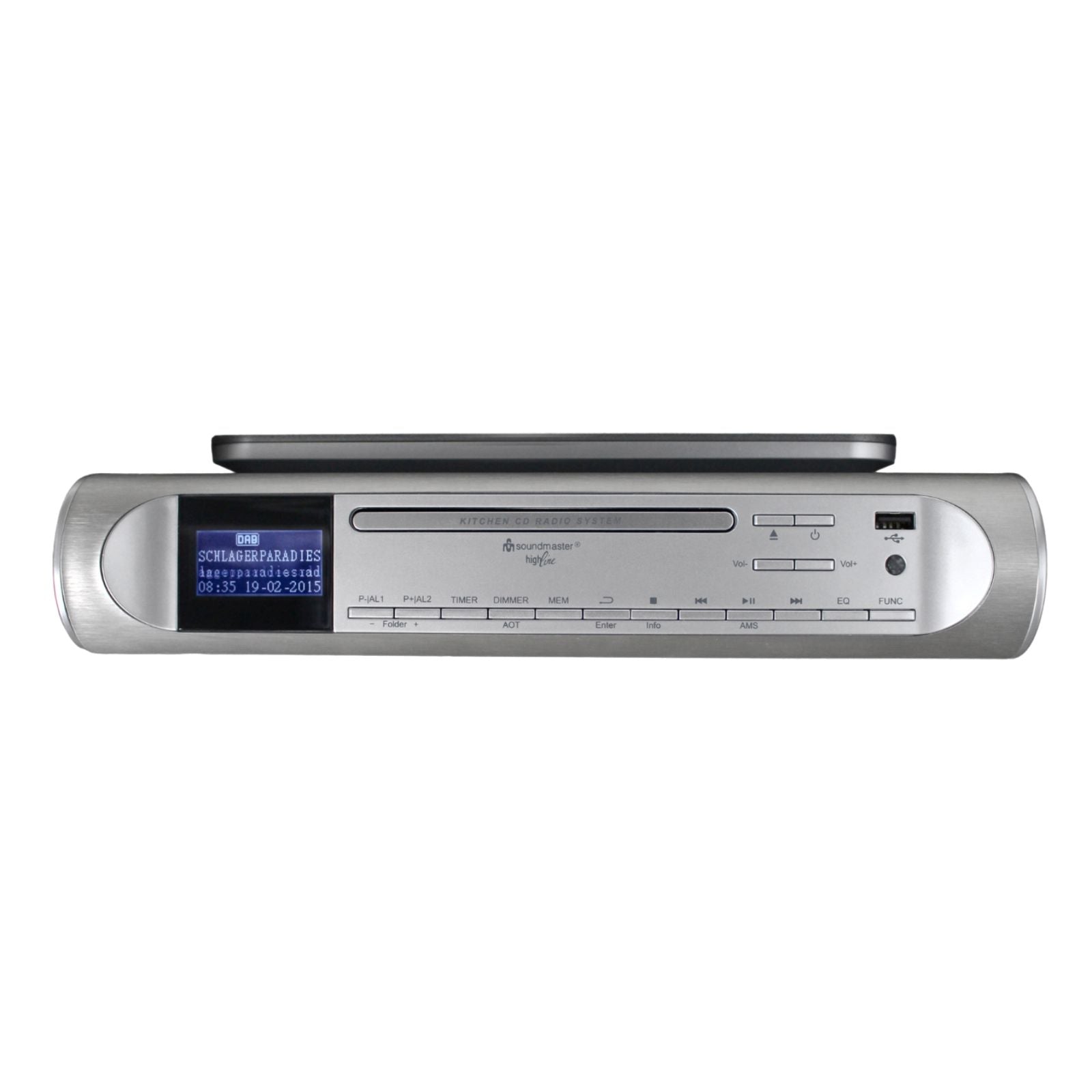 Soundmaster HighLine UR2170SI Küchenradio Unterbauradio CD-Player DAB+ USB MP3 Fernbedienung