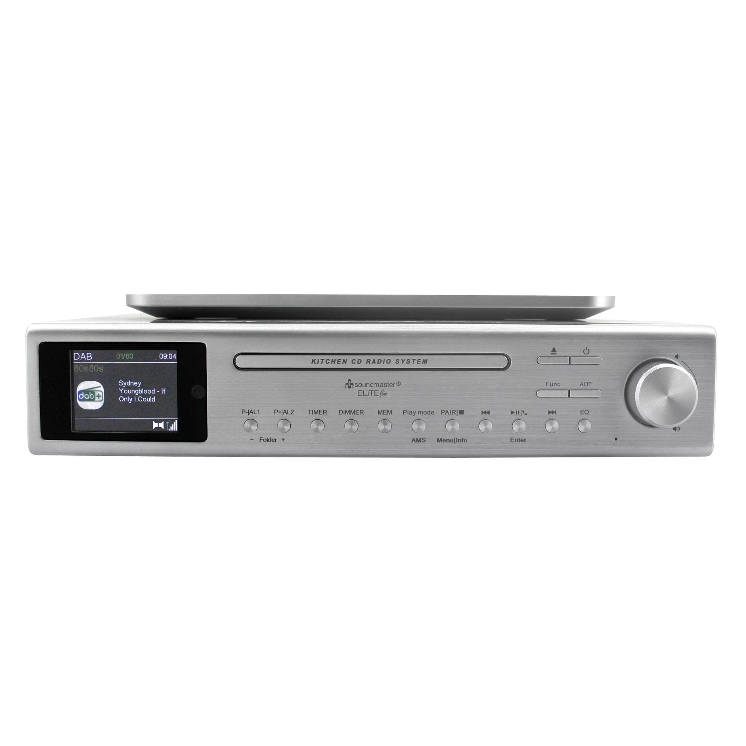 Soundmaster EliteLine UR2180SI Küchenradio Unterbauradio CD-Player DAB+ UKW-Radio USB Bluetooth LED-Arbeitsplatzbeleuchtung