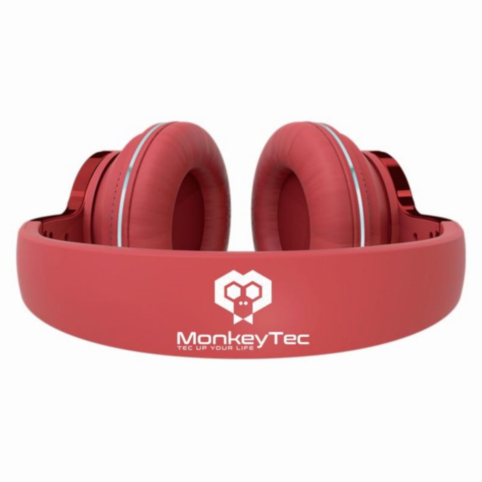 MonkeyTEC BT-H2 Bluetooth-Kopfhörer mit LED-Licht integriertes Mikrofon Freisprechfunktion