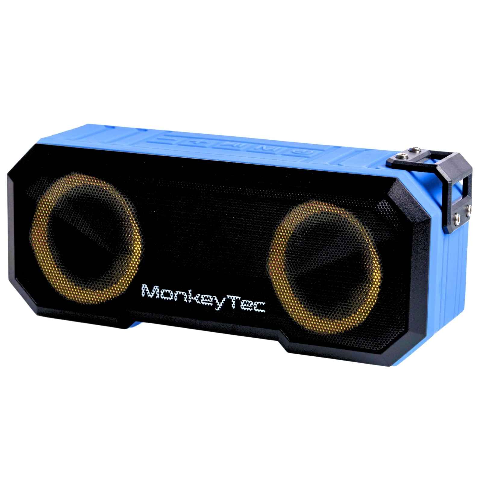 MonkeyTEC Bluetooth speaker LED effect IPX7 waterproof power bank function 3,000 mAh TWS-SPK-X8
