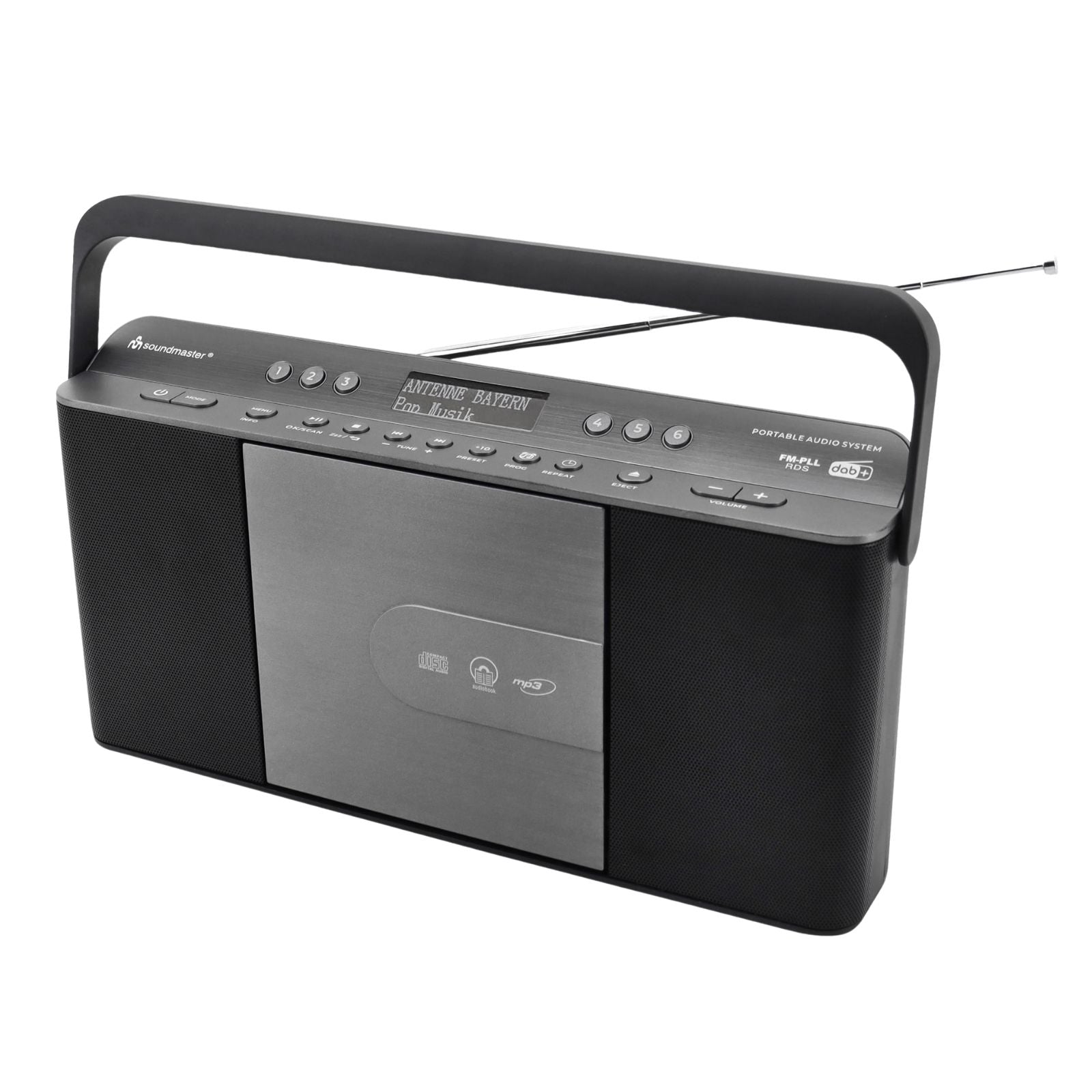 Soundmaster RCD1870SW tragbares Digitalradio mit CD-Player