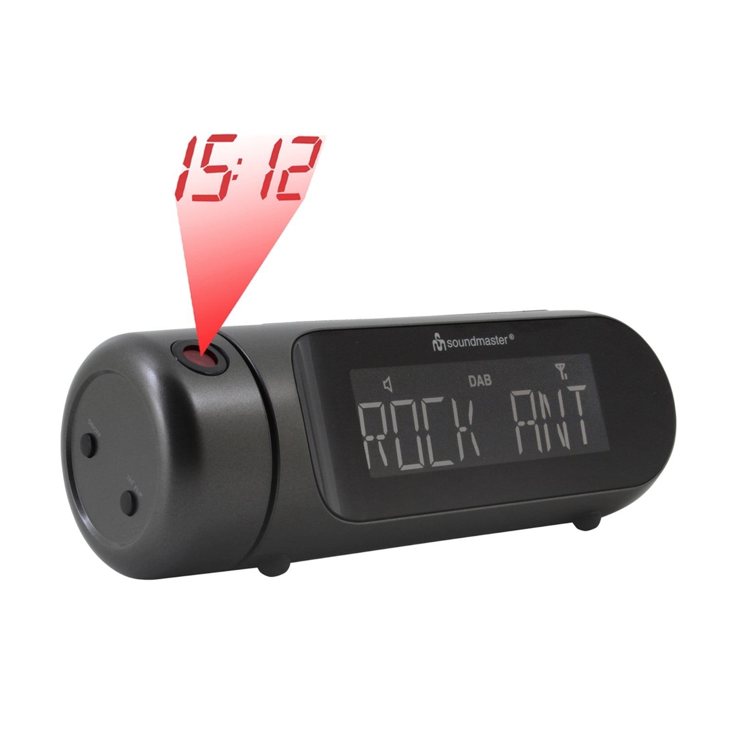 Soundmaster UR6700AN ​​projection alarm clock radio alarm clock DAB+ FM dual alarm projection USB