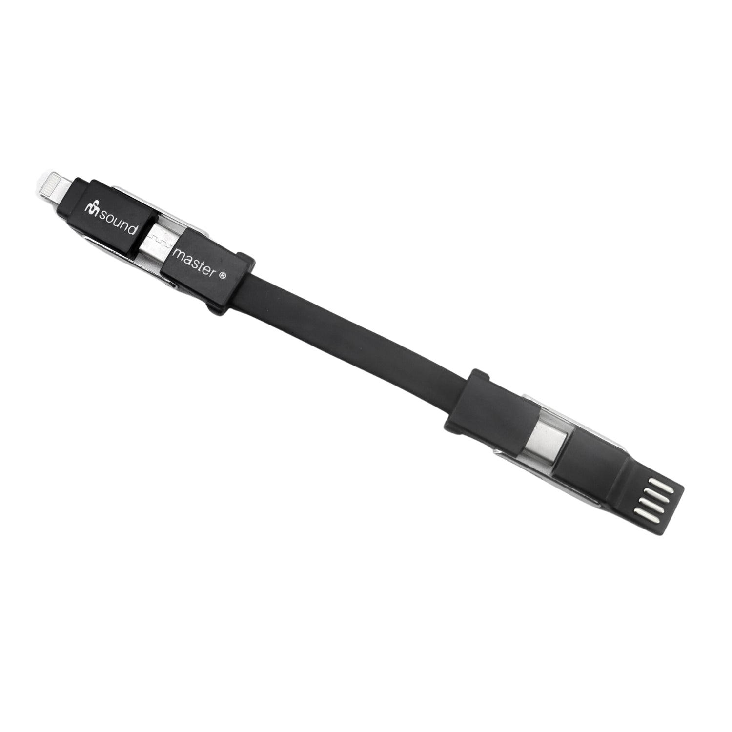 AD6SW 6-in-1 Schlüsselanhänger Datenkabel Ladekabel IOS USB-C-Kabel Universal Smartphone Kabel