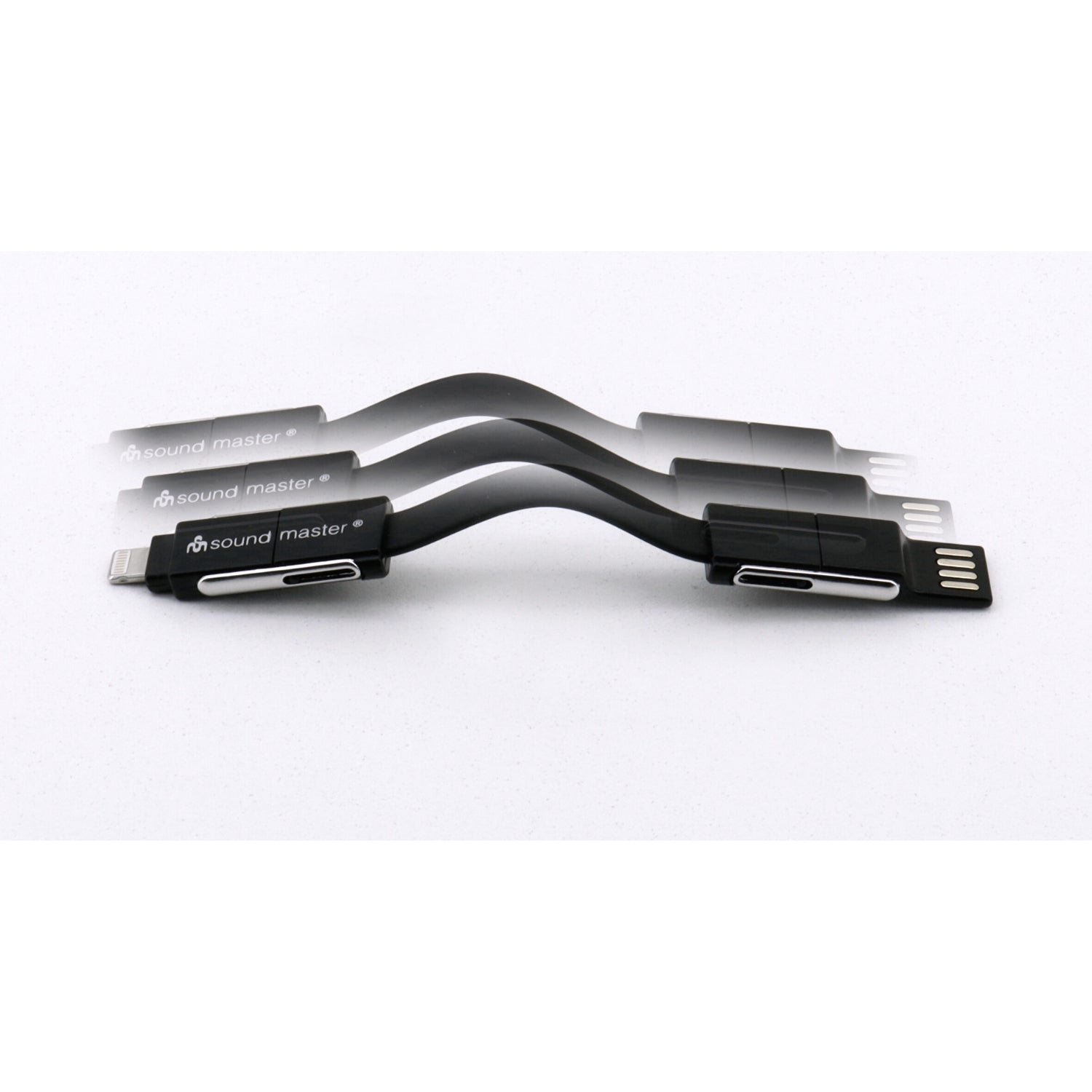 AD6SW 6-in-1 Schlüsselanhänger Datenkabel Ladekabel IOS USB-C-Kabel Universal Smartphone Kabel