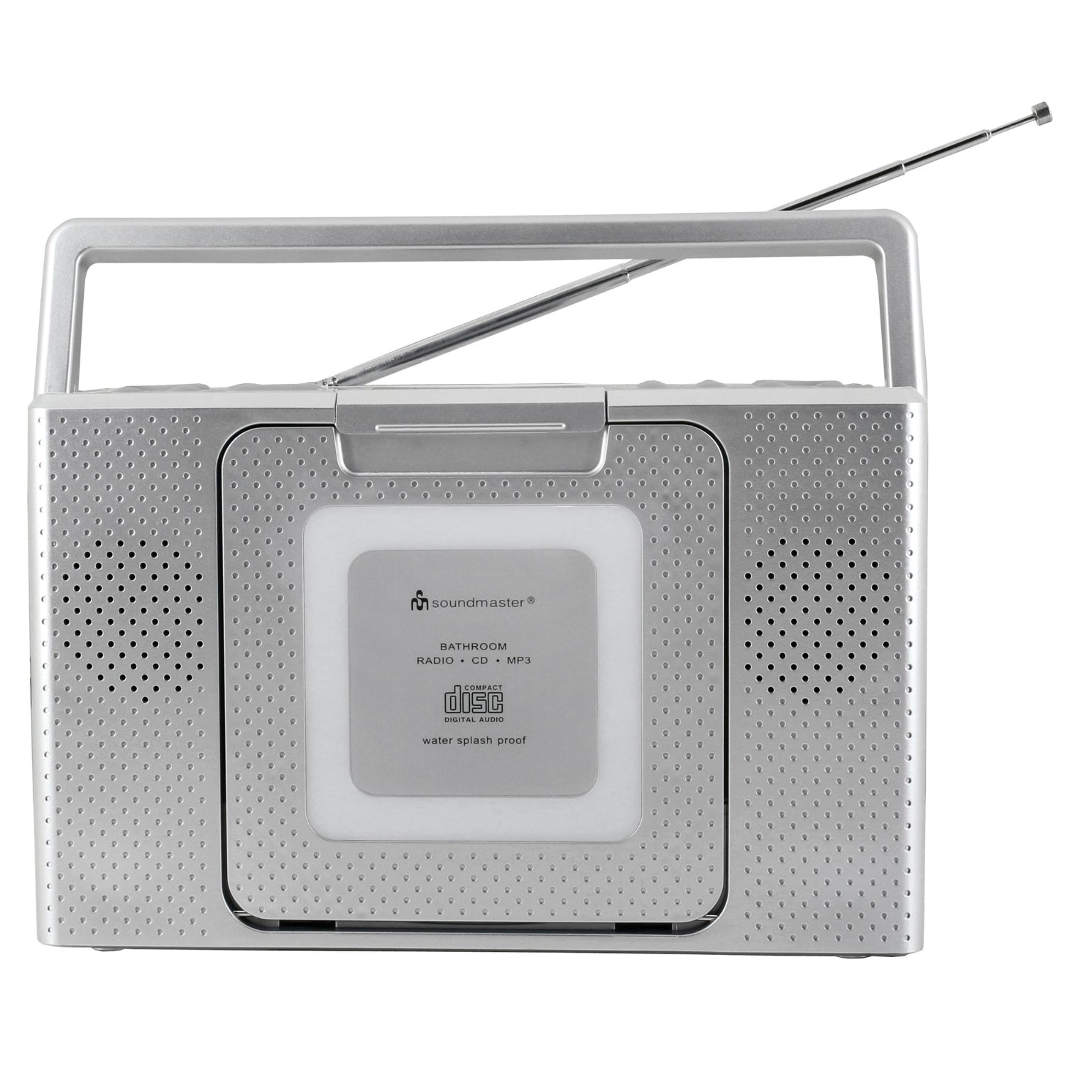 Soundmaster BCD480 bathroom radio kitchen radio CD player clock IPX4 splash-proof