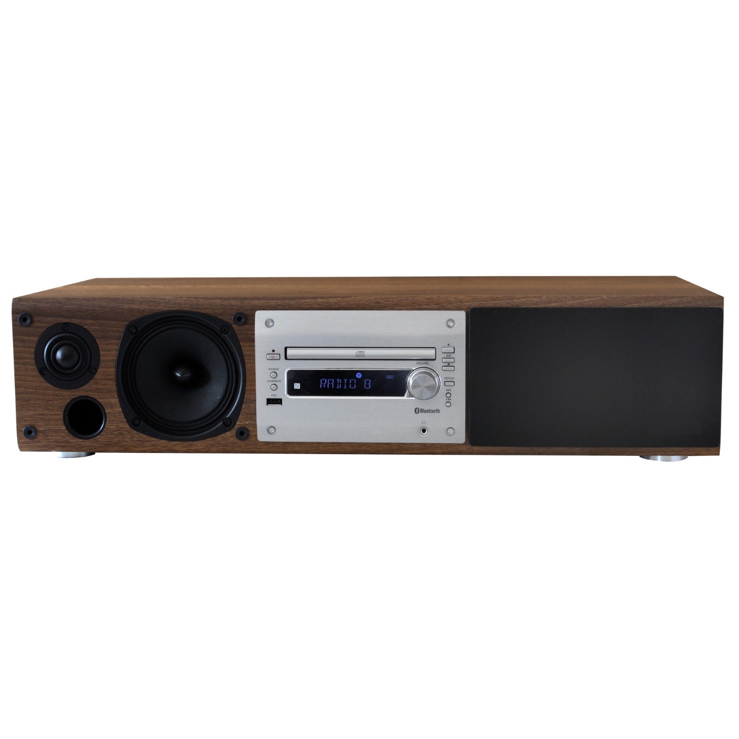 Soundmaster HighLine DAB1000 Stereoanlage HiFi-Anlage DAB+ UKW CD MP3 USB Bluetooth Streaming Optischer Eingang 75 Ohm Antenne