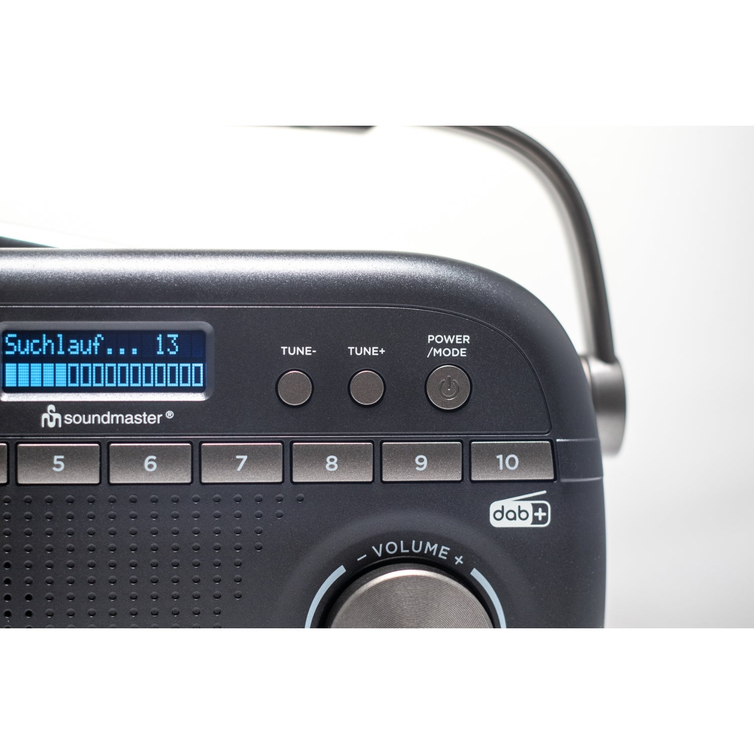 Soundmaster DAB280SW tragbares DAB+ und UKW-RDS Digitalradio mit Kopfhörerbuchse