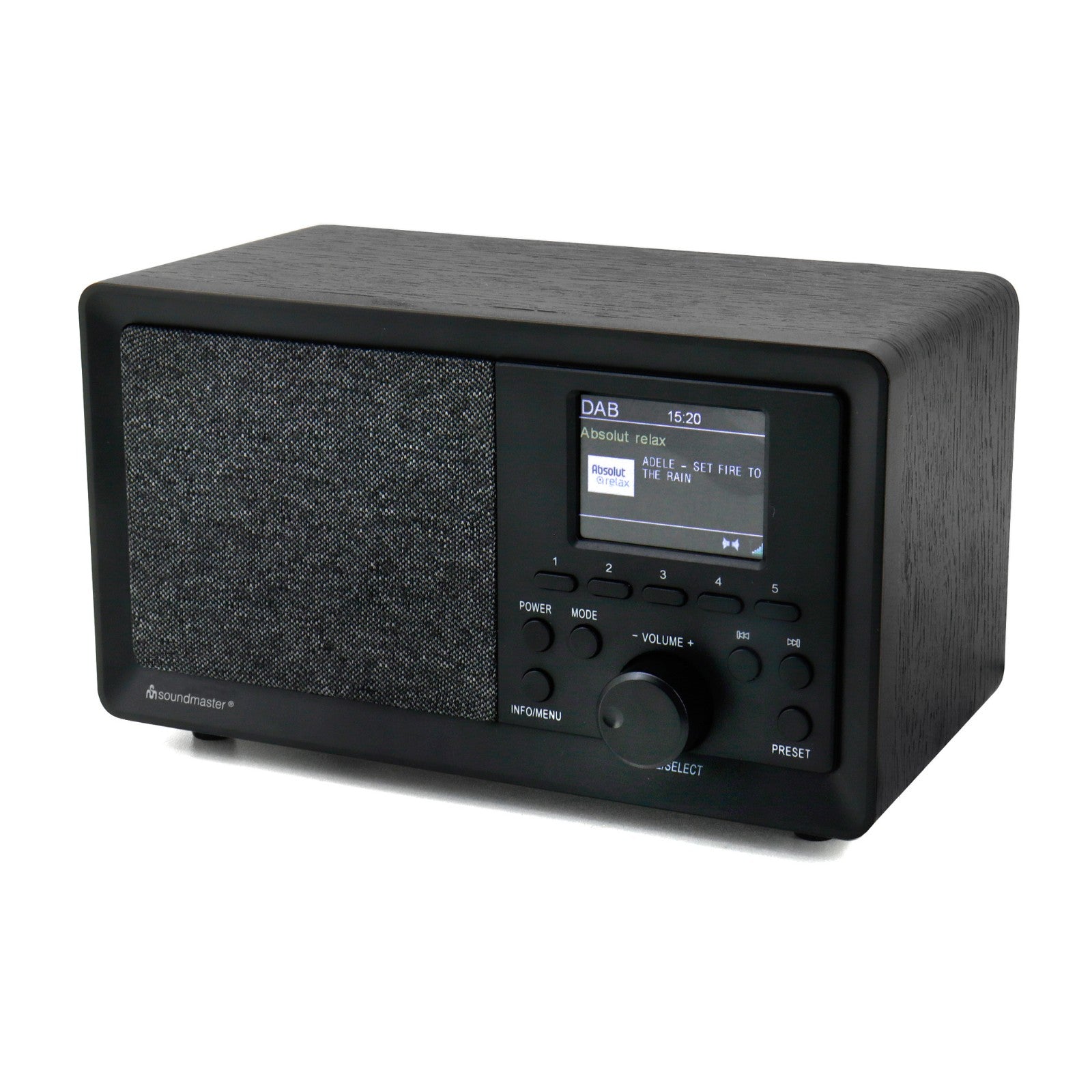 Soundmaster DAB350SW Digitalradio DAB + UKW-RDS USB