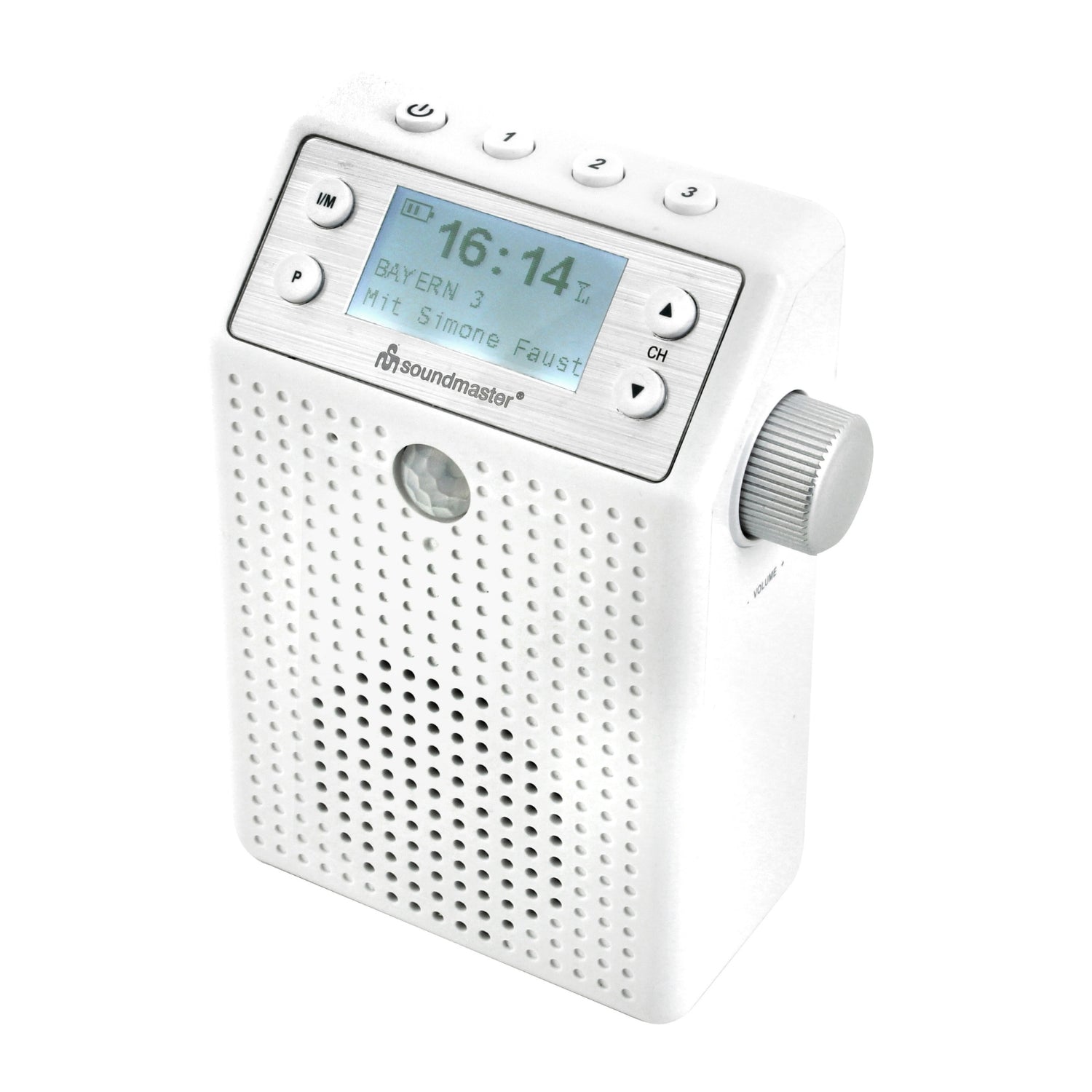 Soundmaster DAB60WE Prise DAB+/FM radio détecteur de mouvement batterie intégrée radio de douche