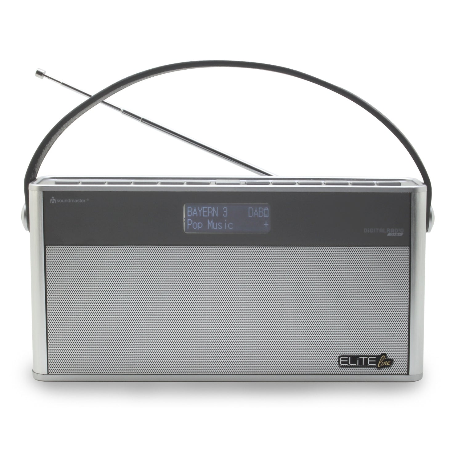 Soundmaster EliteLine DAB750SI tragbares DAB+ UKW Digitalradio Bluetooth eingebauter Lithium Akku