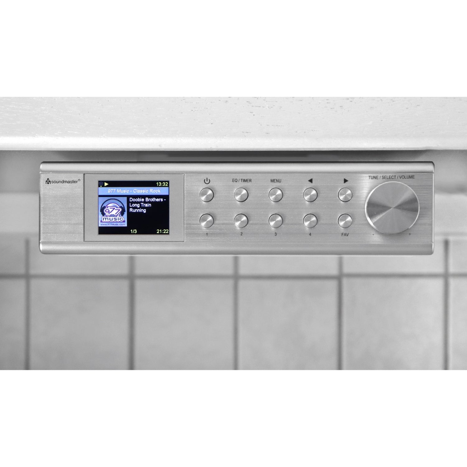 Soundmaster IR1500SI internet radio DAB+ digital radio network player UPNP Bluetooth kitchen understructure radio understructure radio