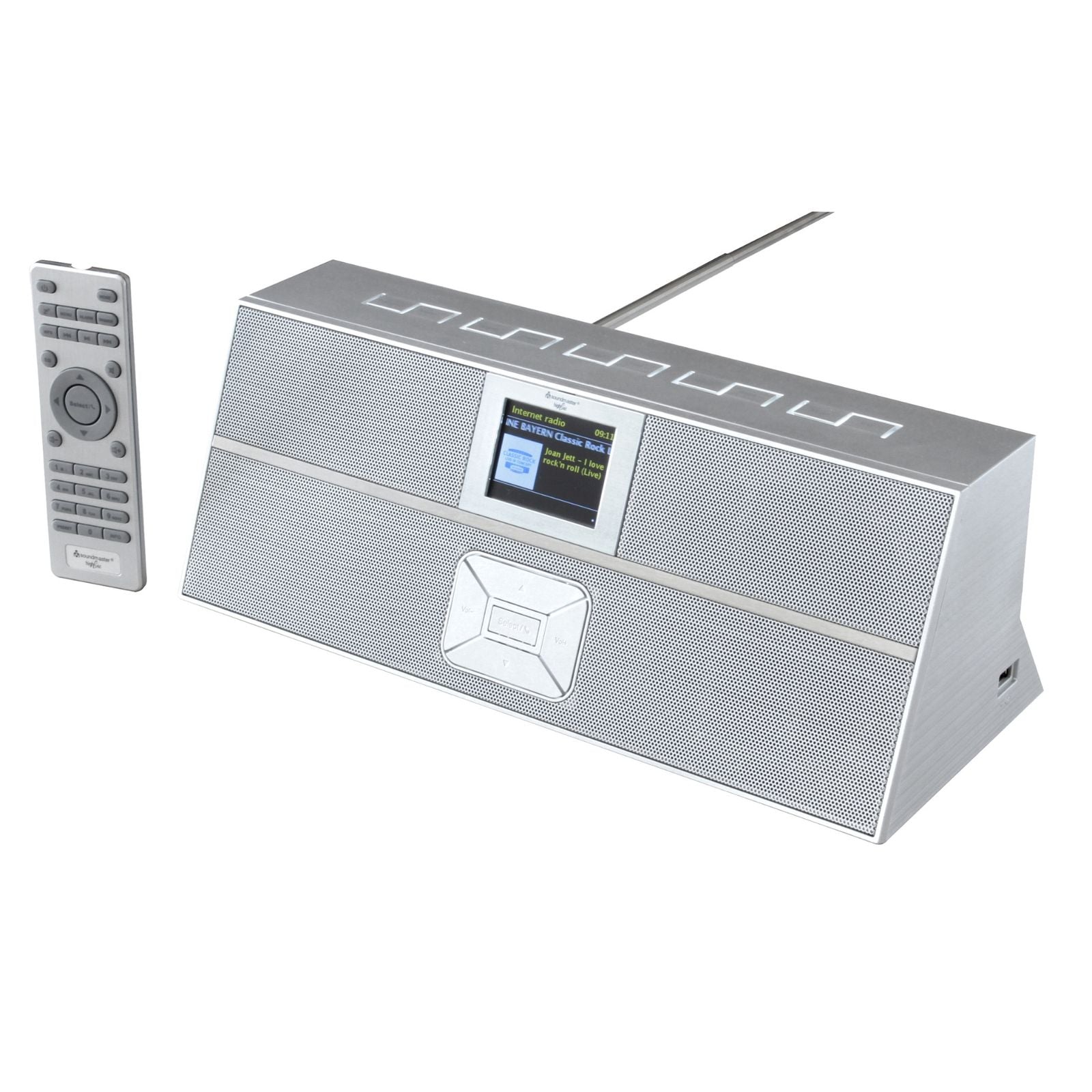 Soundmaster Highline IR3300SI Internetradio Netzwerkplayer Kompaktanlage DAB+ UKW Radio USB Bluetooth Amazon Alexa