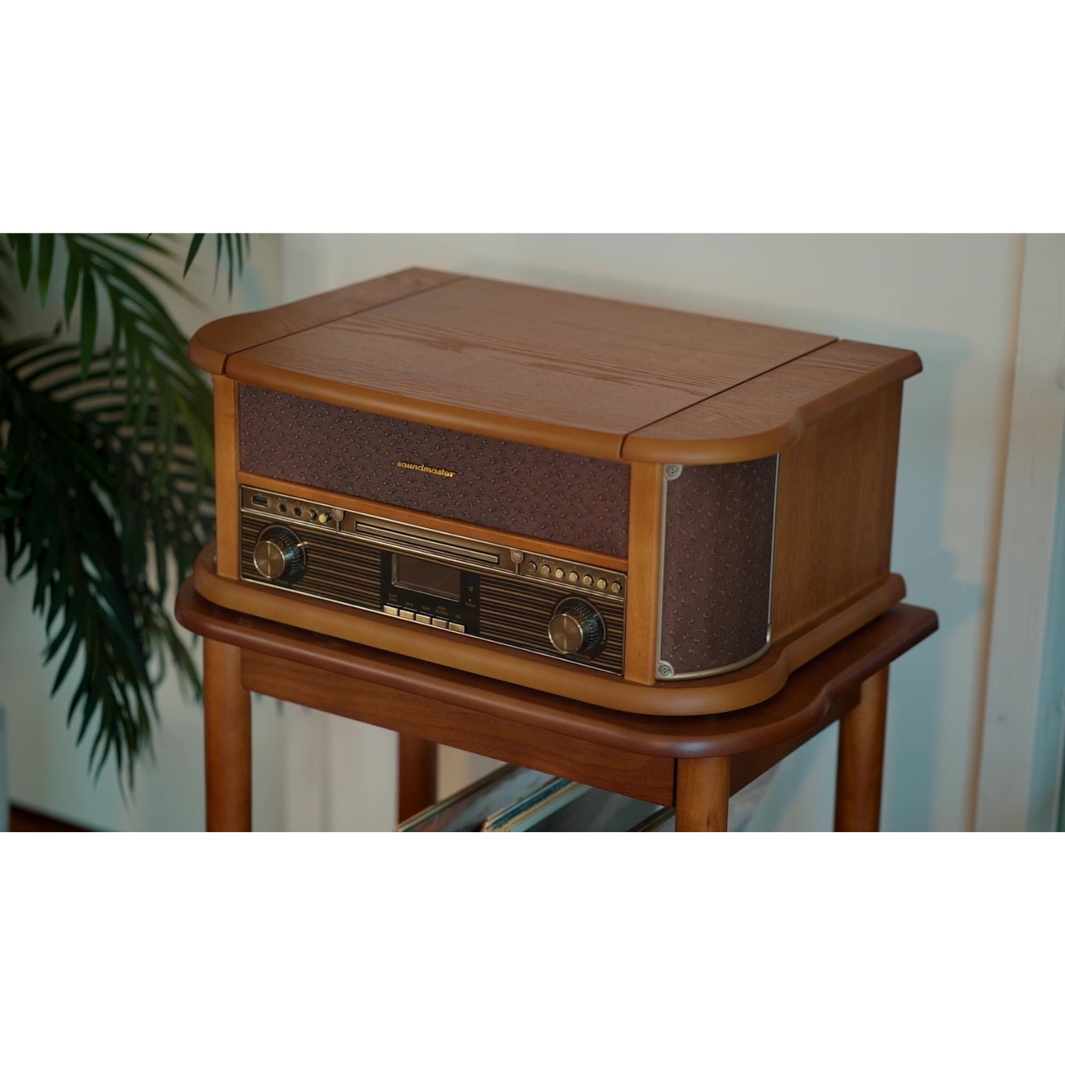 Soundmaster NR566 | 7-in-1 Plattenspieler Stereoanlage