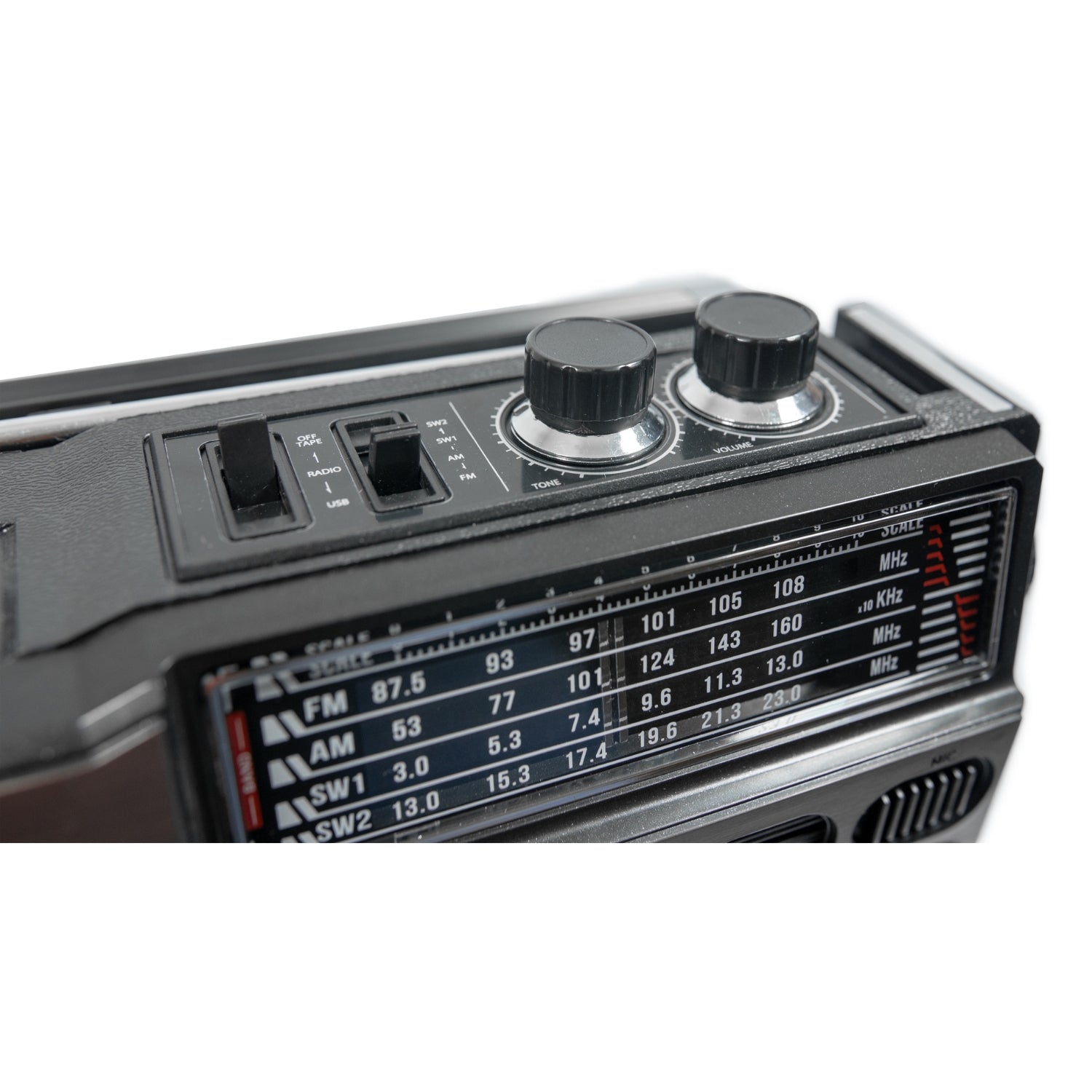 Soundmaster RR18SW Retro Radio Cassette Recorder avec enregistrement USB/SD