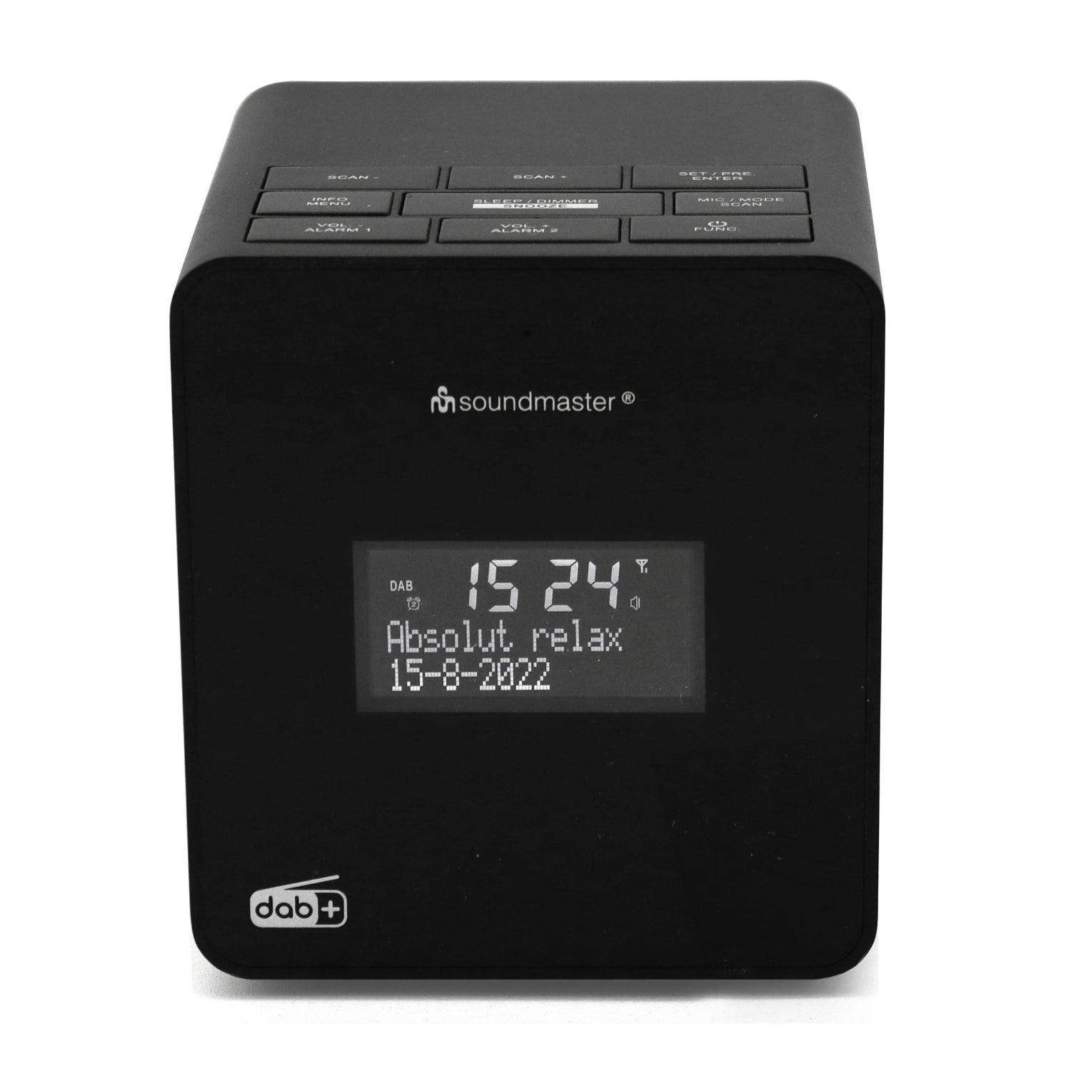Soundmaster UR109SW clock radio clock radio alarm clock DAB+ FM AUX-IN USB charging function recording function