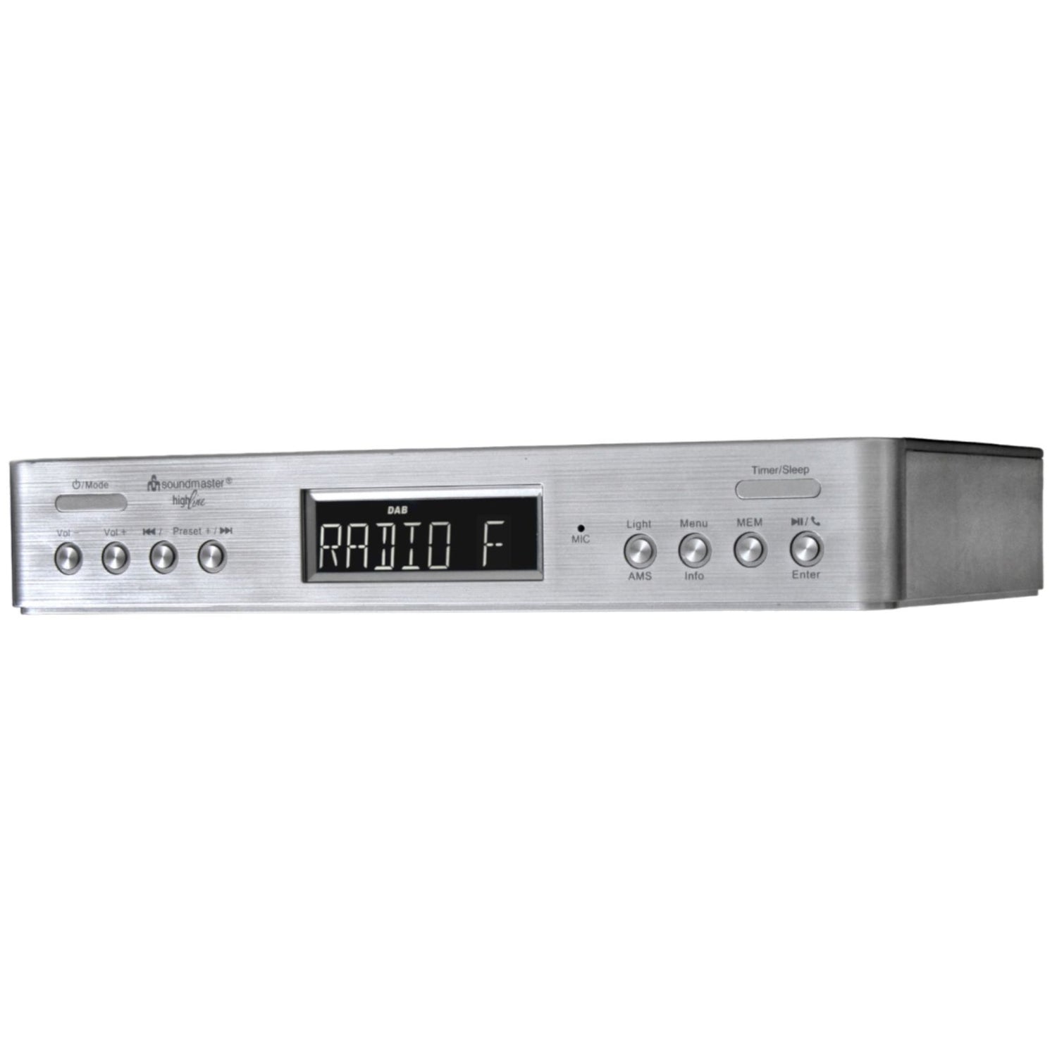 Soundmaster UR2045SI  DAB+ und UKW-RDS Küchenradio Unterbauradio Digitalradio mit Bluetooth
