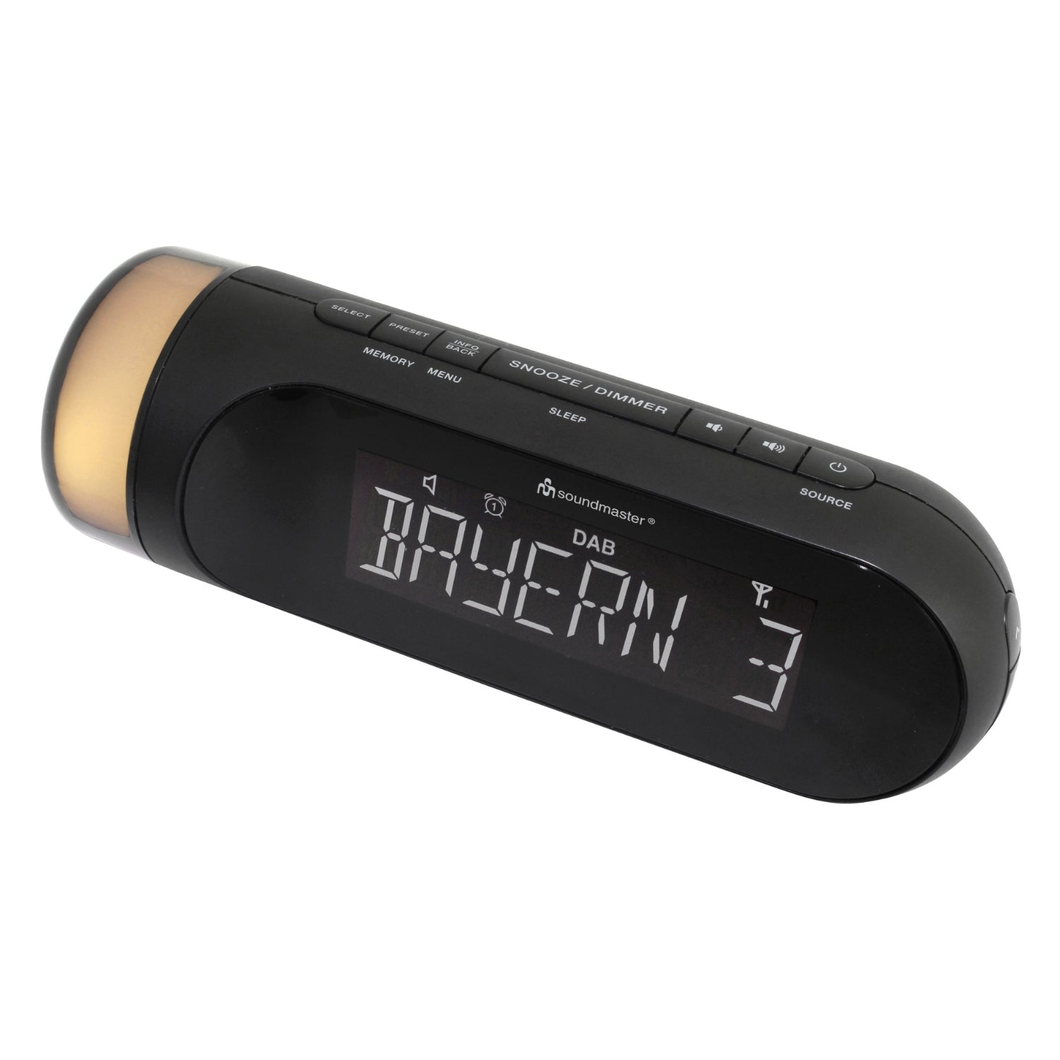 Soundmaster UR6600SW DAB+ and FM clock radio (dual alarm) with night light