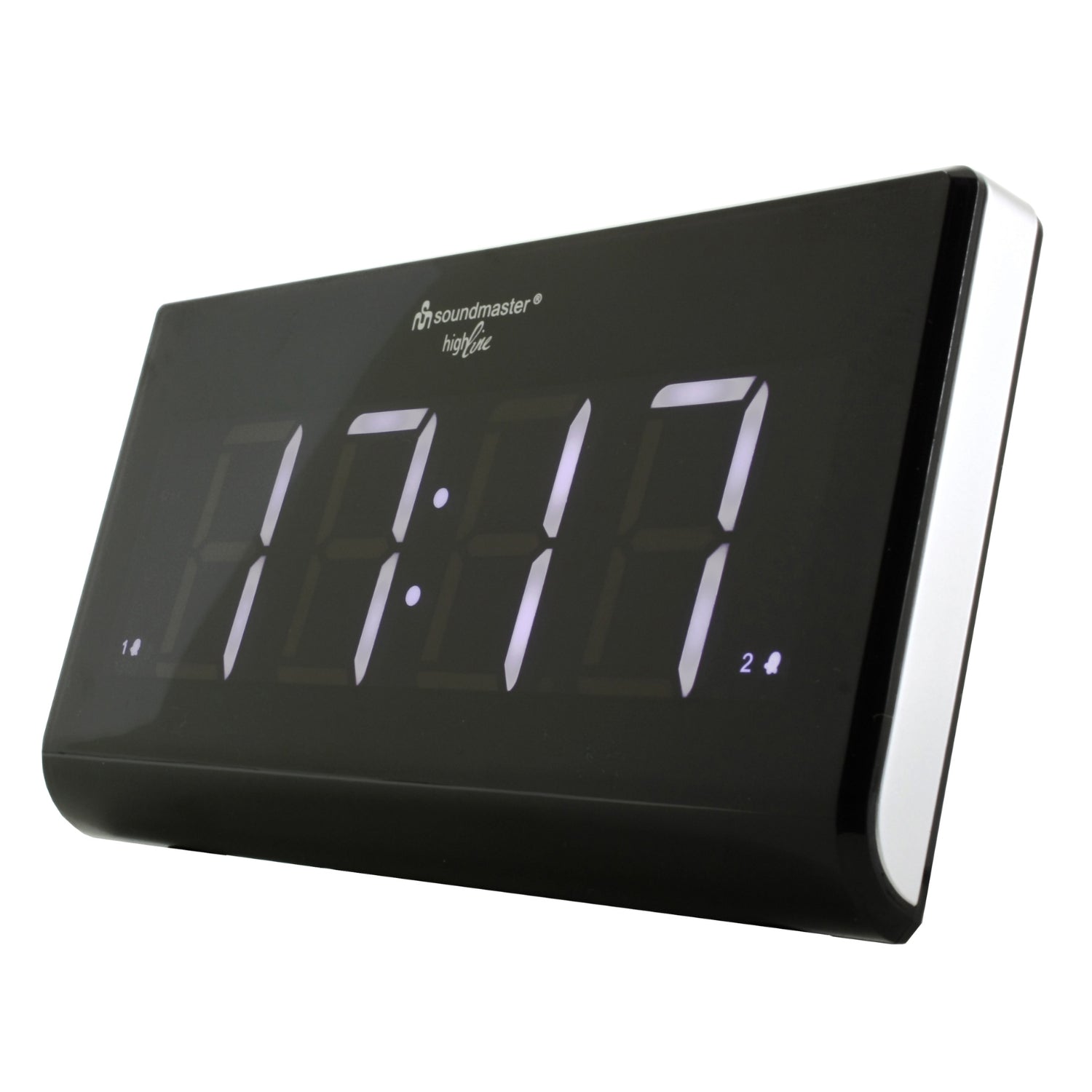 Soundmaster HighLine UR8400 clock radio clock radio Jumbo LED display dimmable + switchable alarm FM PLL radio 2 alarm times power reserve