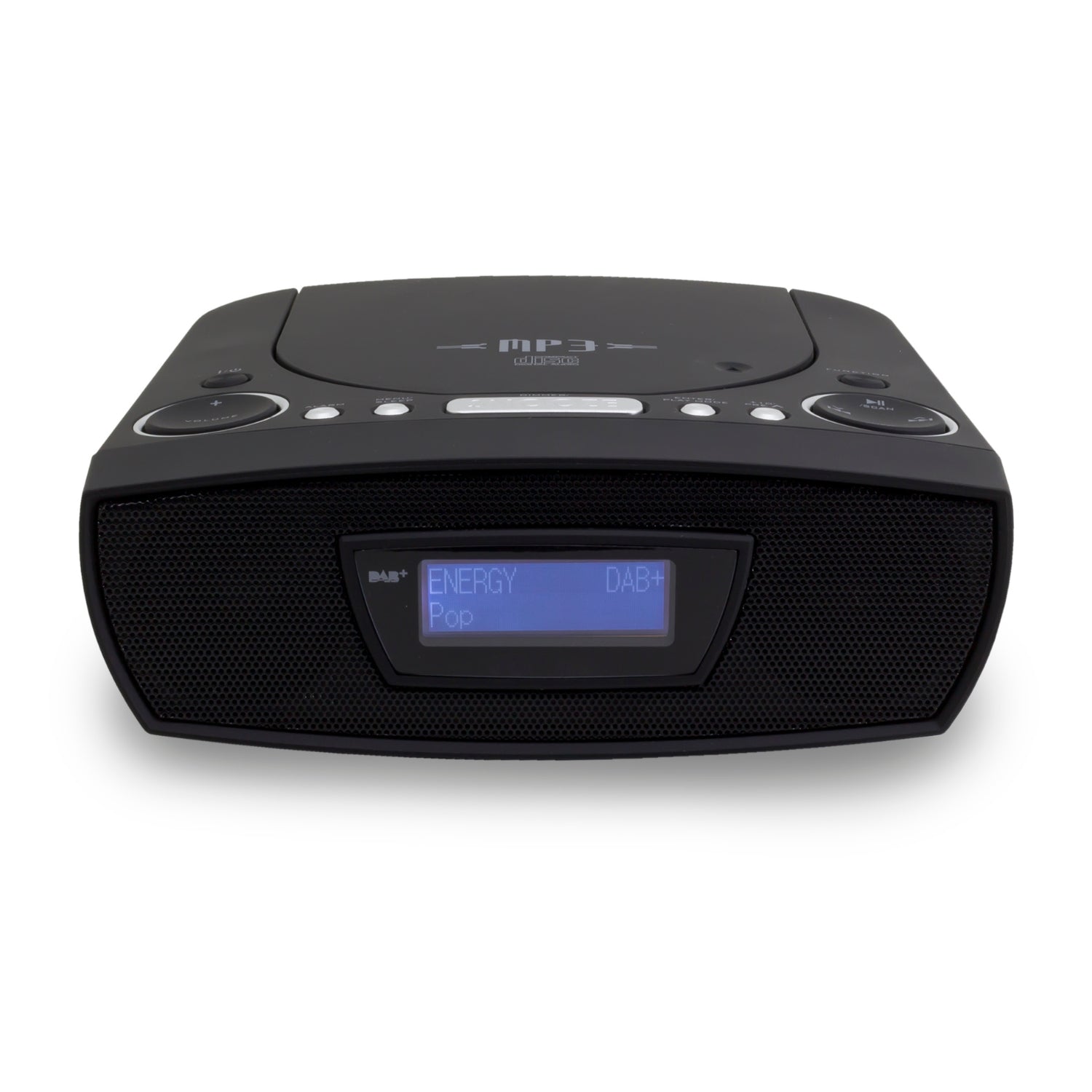 Soundmaster URD480SW Radiowecker Uhrenradio Digitalradio DAB+ UKW CD-Player Hörbuchfunktion USB-Anschluss