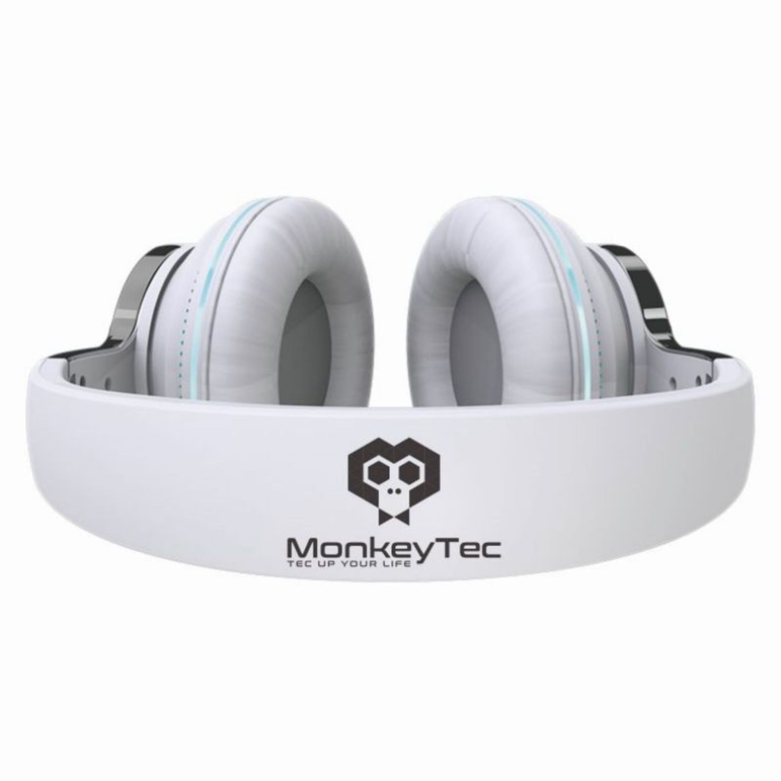 MonkeyTEC BT-H2 Bluetooth-Kopfhörer mit LED-Licht integriertes Mikrofon Freisprechfunktion