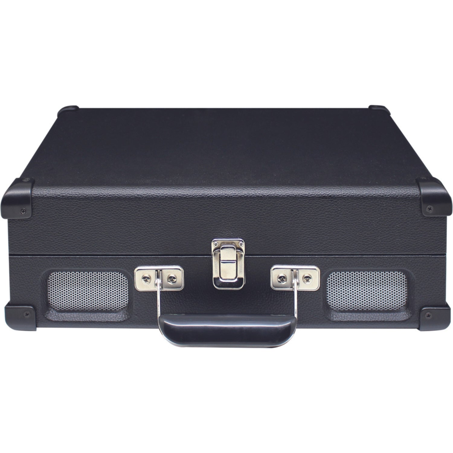 Soundmaster PL580 black nostalgia case turntable with headphone jack
