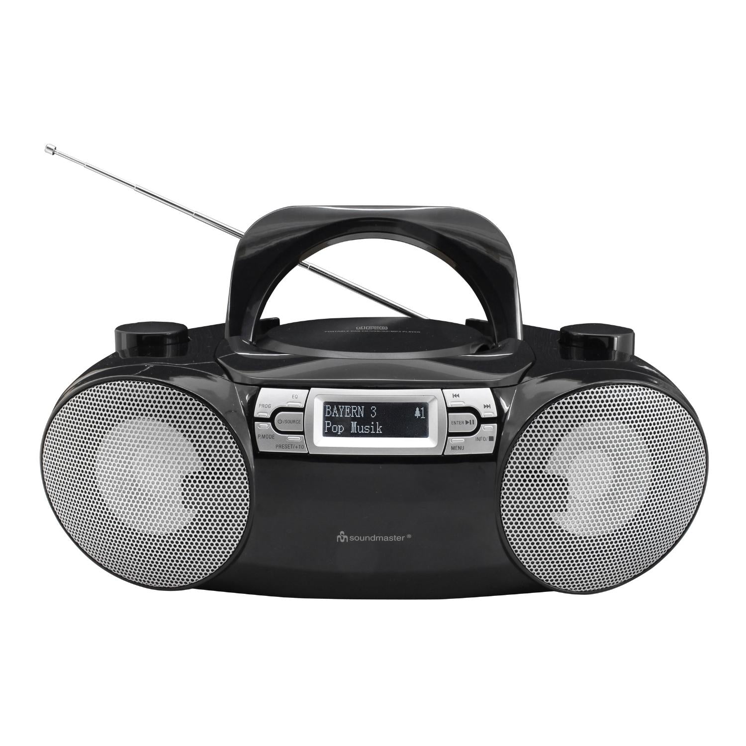 Soundmaster SCD8100SW boombox portable DAB + CD USB MP3 Bluetooth streaming audiobook égaliseur