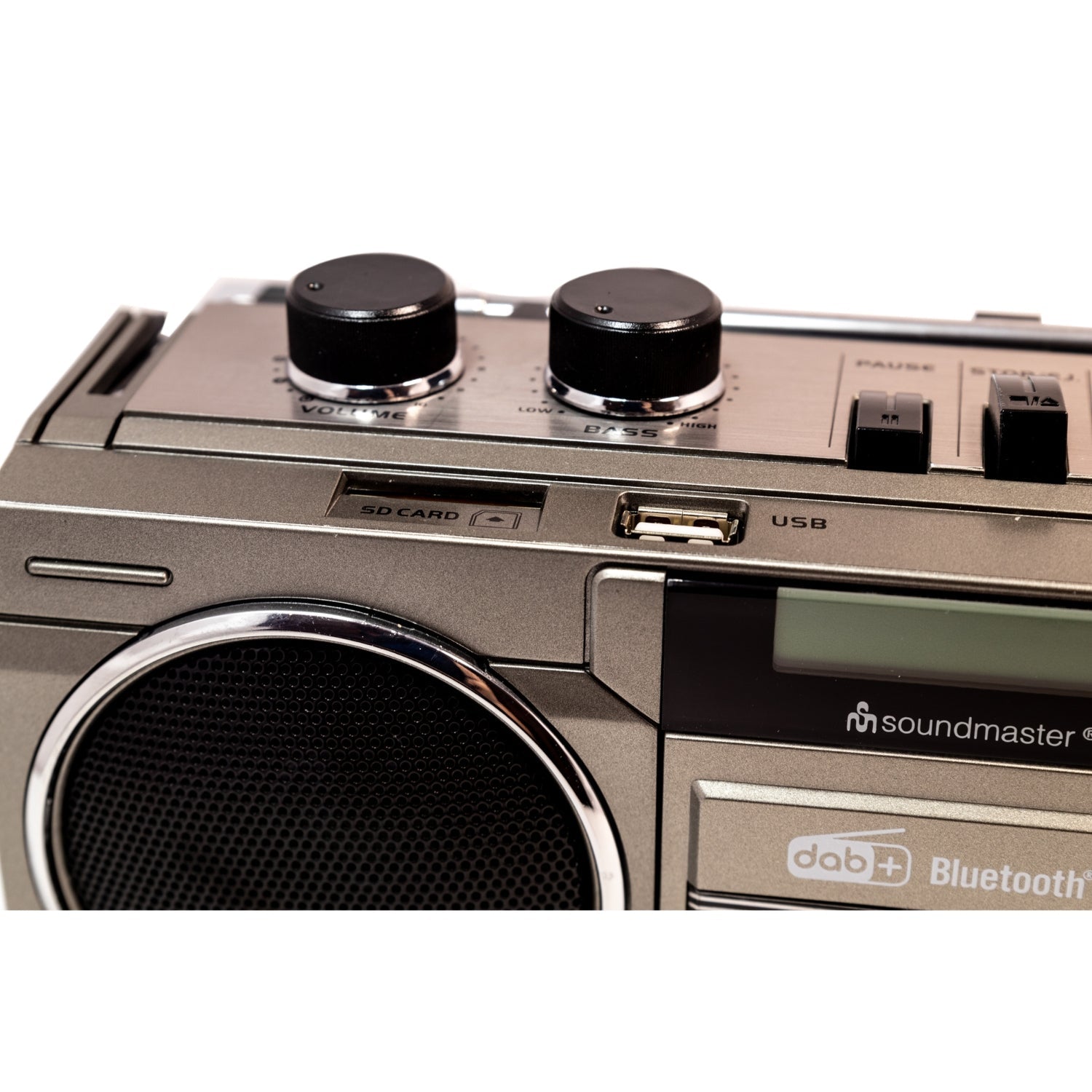 Soundmaster SRR70TI enregistreur radio cassette rétro avec DAB+ USB SD et Bluetooth